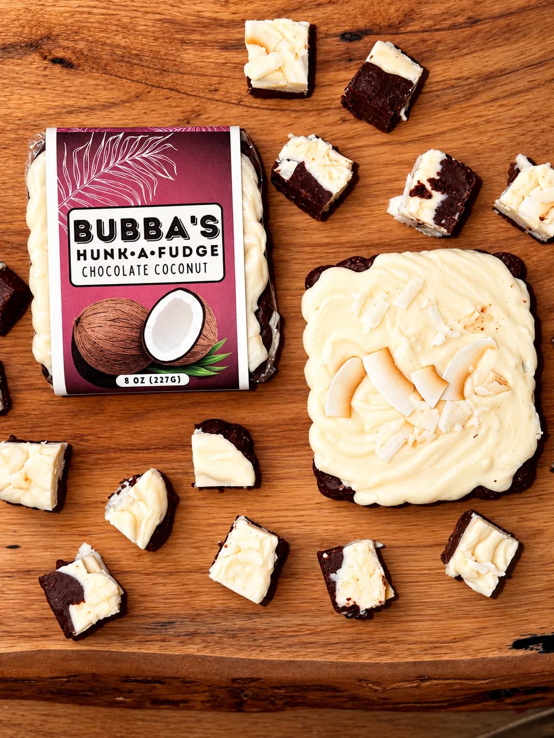 Fudge - Bubba's Chocolate Coconut Fudge